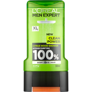 L'OREAL MEN EXPERT ≡ Gel Douche "Clean Power" Ultra-Purifiant