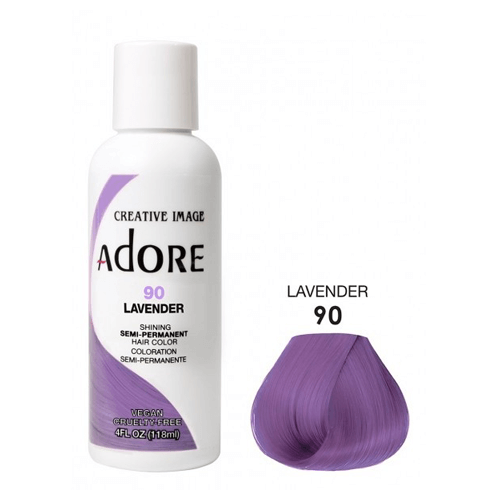 ADORE ≡ Colorations semi-permanentes Lavende 90