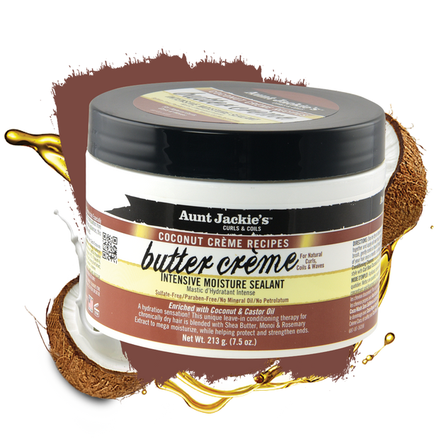 AUNT JACKIE'S COCONUT BUTTER ≡ Masque hydratant "Butter Crème"