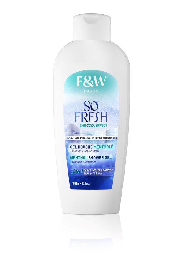 FAIR & WHITE SO FRESH ≡ Gel Douche Exfoliant 3en1 (CORPS, VISAGE & CHEVEUX)