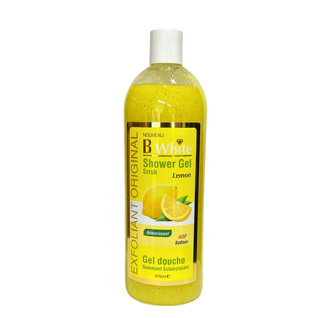 Gel Douche Exfoliant Bella White 1000ml – Blanchissant, Gommant, Anti-taches, Vitamine C Et Glutathion