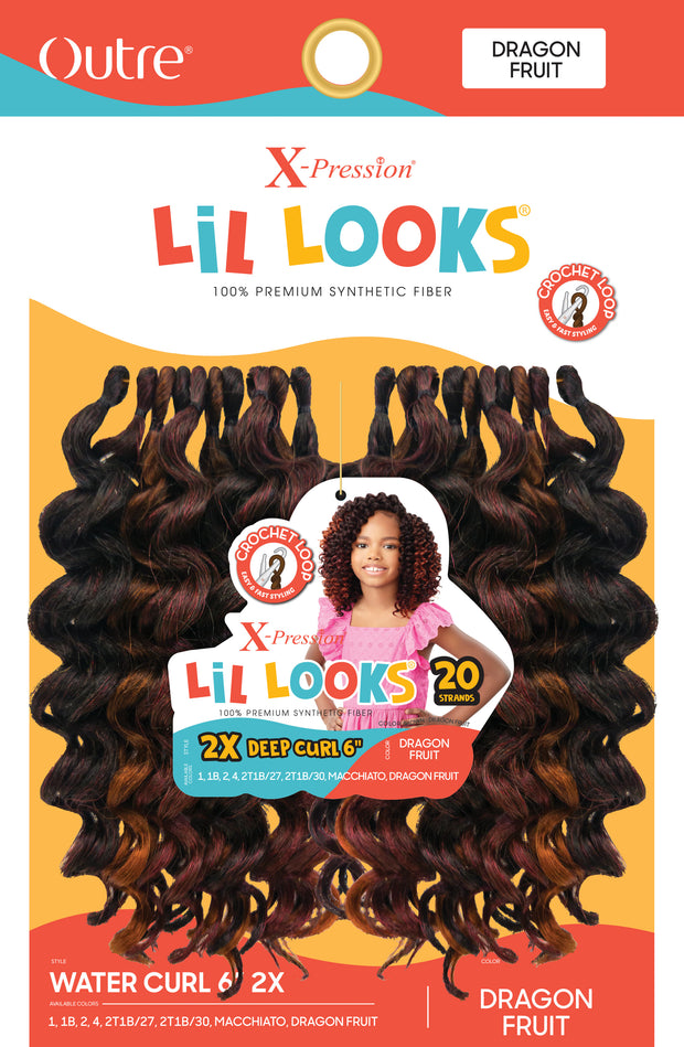 Outre X-Pression Lil Looks -Deep Curl 6"