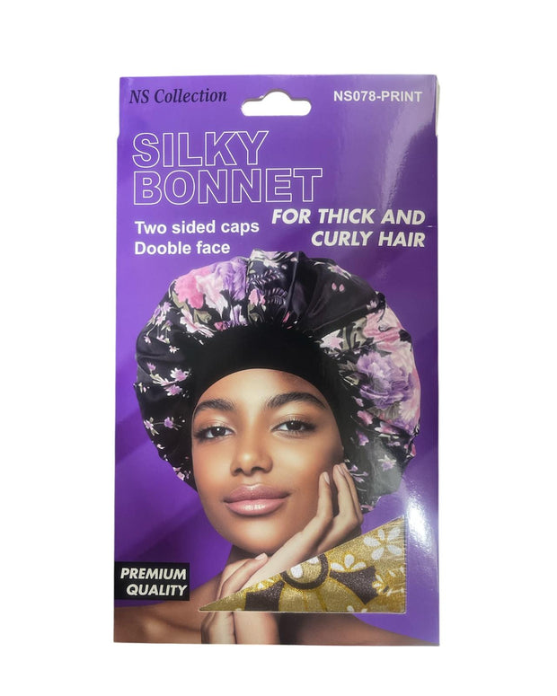 ACCESSOIRES ≡ Bonnet en Soie Double Face Avec Bande