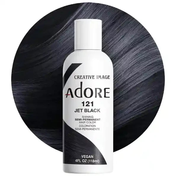 ADORE ≡ Colorations semi-permanentes Jet Black 121