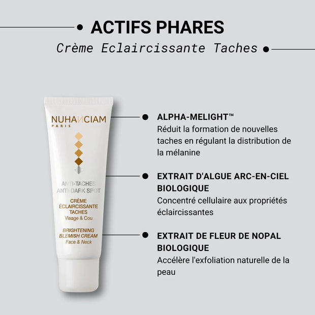 NUHANCIAM PARIS ≡ Nuhanciam CRÈME ÉCLAIRCISSANTE TACHES