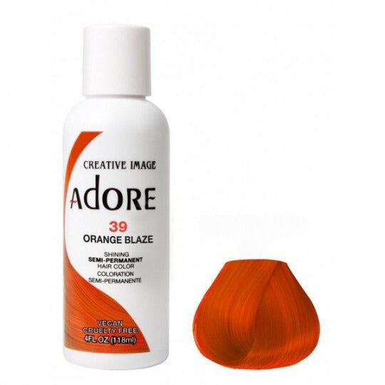 ADORE ≡ Colorations semi-permanentes Orange Blaze 39