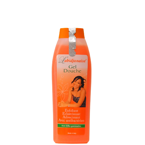 Gel Douche Angolaise Ultra Éclaircissant & Exfoliant - 1L, 5 Actions En 1, 100% Naturel