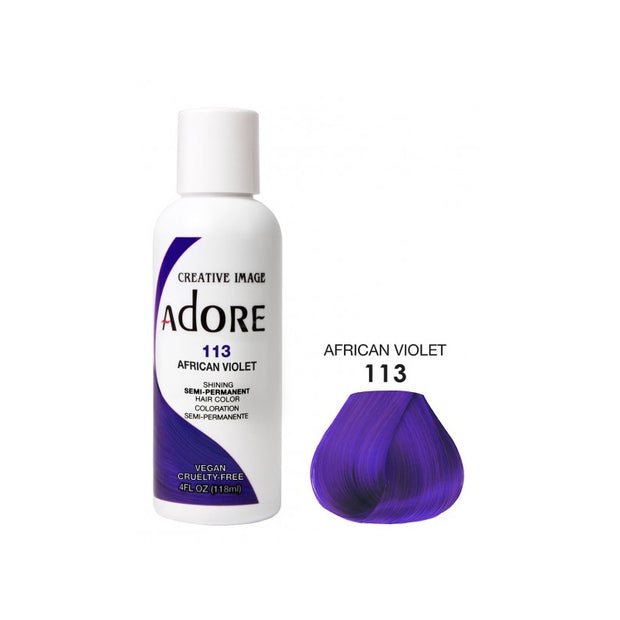 ADORE ≡ Colorations semi-permanentes African Violet 113