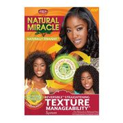 AFRICAN PRIDE NATURAL MIRACLE ≡ Kit Texture Manageability Reversible Straightening