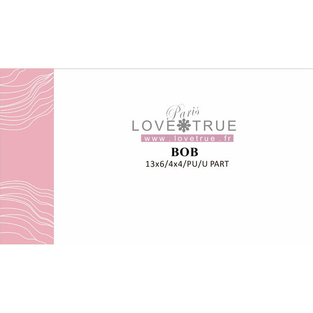 LOVE TRUE PARIS CLOSURE ≡ 4 x 4 Bob Wig CURLY