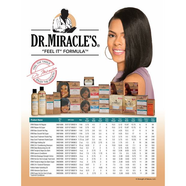 DR MIRACLE'S ≡ Traitement Revitalisant Pour Cheveux Et Cuir Chevelu "Regular"