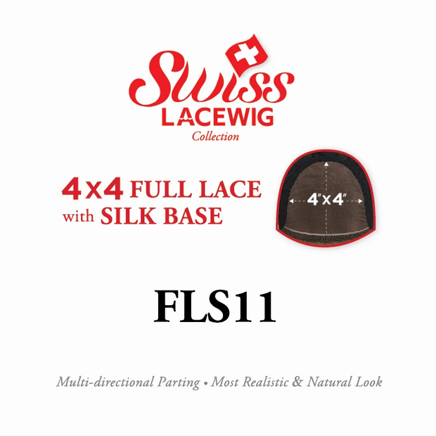 SWISS LACEWIG ≡ FLS11 4 x 4 (Swiss Lace Front)