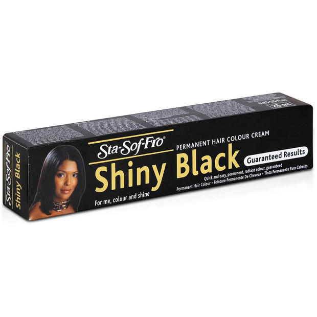 STA-SOF-FRO SHINY BLACK ≡ Coloration En Tube Noir Brillant