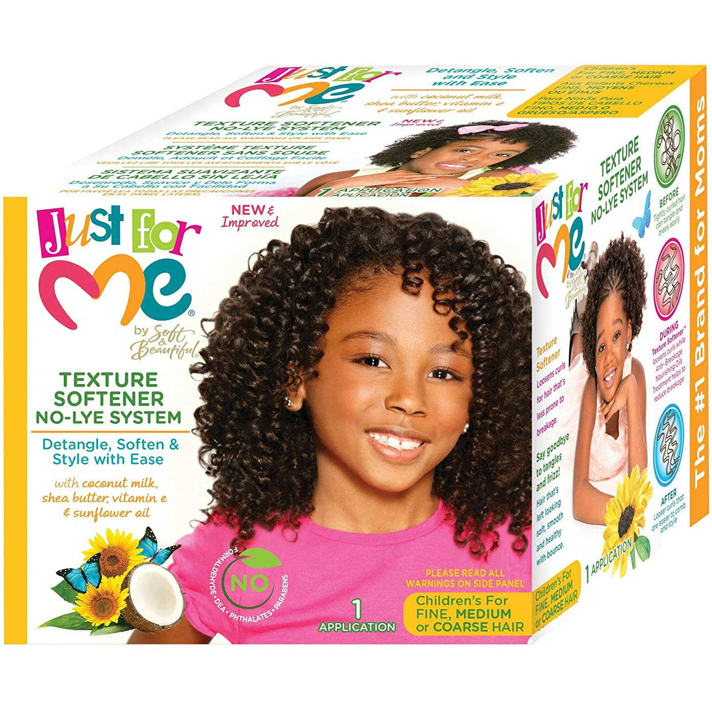 Kit Défrisant Cheveux Crépus, bouclés et Frisés