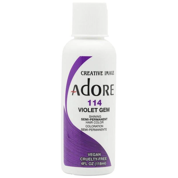 ADORE ≡ Colorations semi-permanentes Violet Gem 114