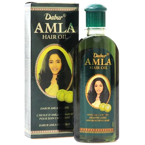 Dabur Amla Gold Hair Oil - Huile d'amla, amande et henné pour cheveux