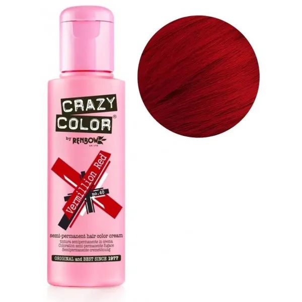 CRAZY COLOR ≡ Vermillion Red N°40 (100 ml)