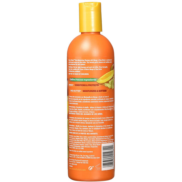 CREME OF NATURE MANGO & SHEA BUTTER ≡ Shampooing Ultra-Hydratant Pour Cheveux Déshydratés