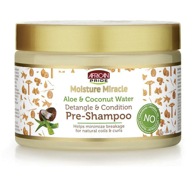 AFRICAN PRIDE MOISTURE MIRACLE ≡ Pre-Shampooing